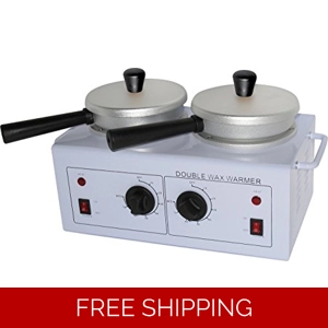 Double Pot Wax Warmer Professional Electric Heater, eyebrows, hair removal, brazilian salon